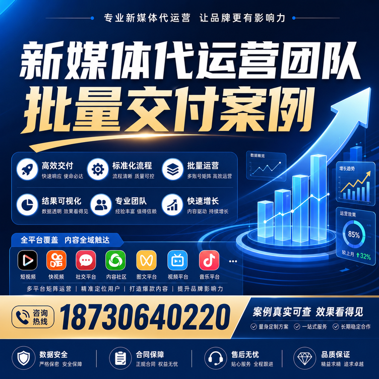 喀什代运营公司多客户账号批量高效交付案例
