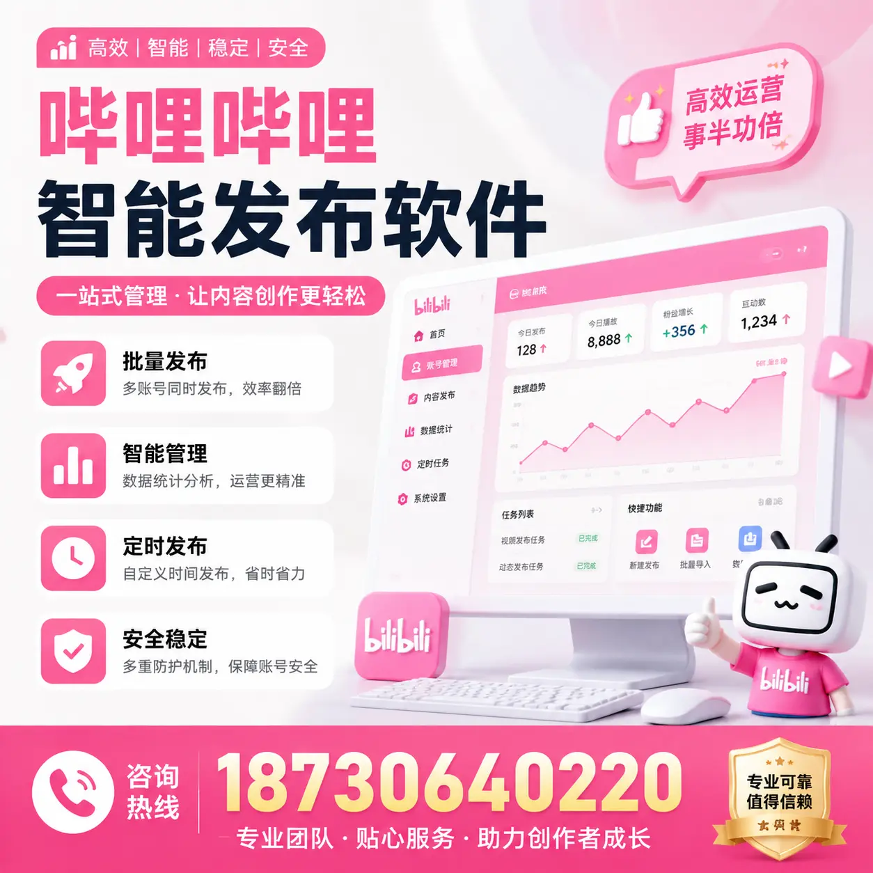 如何评估哔哩哔哩智能发布软件的ROI？喀什 企业必读