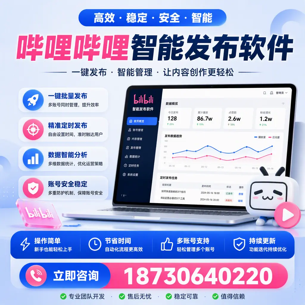 如何在 喀什 制定有效的哔哩哔哩智能发布策略